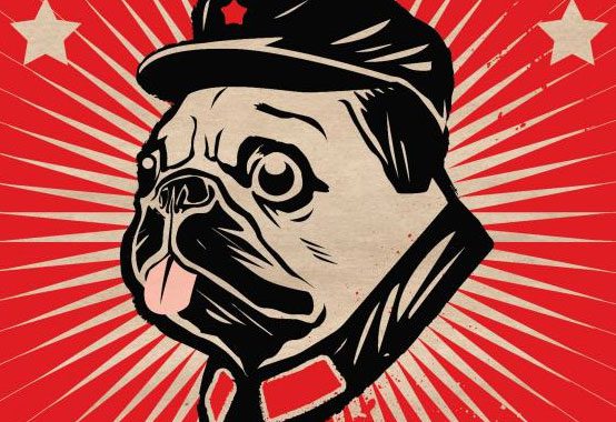Detail from the cover of They Eat Puppies, Don't They?