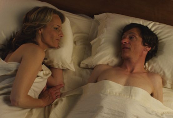 Helen Hunt and John Hawkes in "The Sessions."