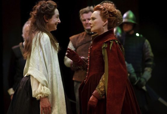 Lucy Peacock and Seana McKenna in Mary Stuart at the Stratford Festival
