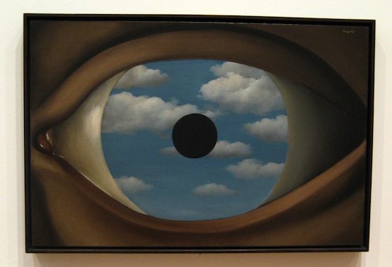 RenÈ Magritte, The False Mirror, 1928. wallyg / Flickr