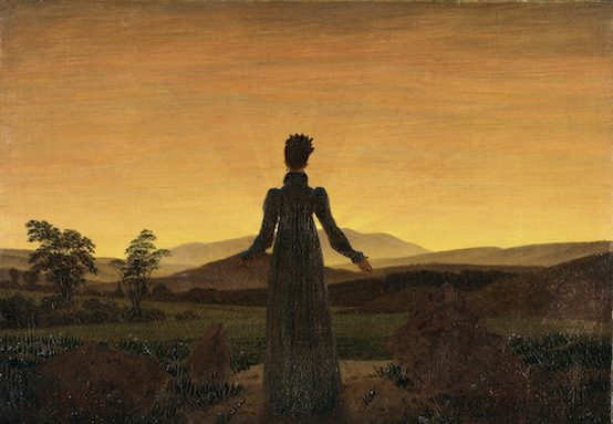 Woman before the Rising Sun (Woman before the Setting Sun),
Caspar David Friedrich (1774–1840)