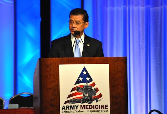 Secretary of Veterans Affairs Eric Shinseki. Photo via Army Medicine.
