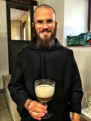 Father Martin Bernhard, in the Birra Nursia brewery