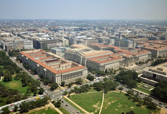 washington dc from washington monument