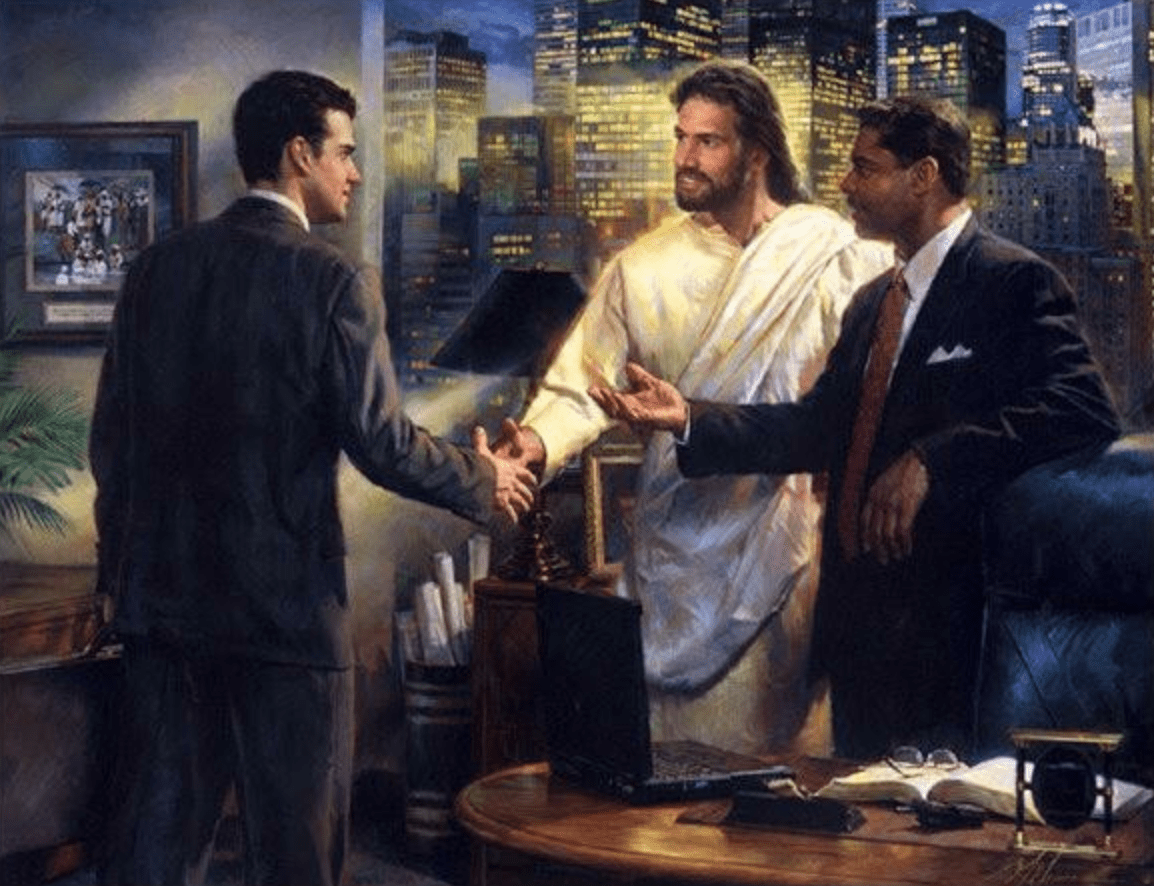Shaking Hands with Jesus
