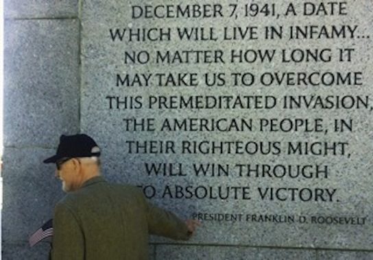 Honor Flight Veterans, Reunited with Their Memorial