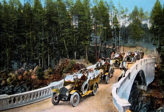 yellowstone early automobiles