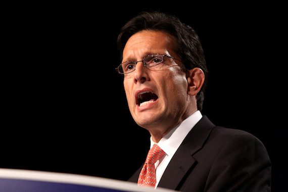 Eric Cantor Picks the Right 40 Yard Lines