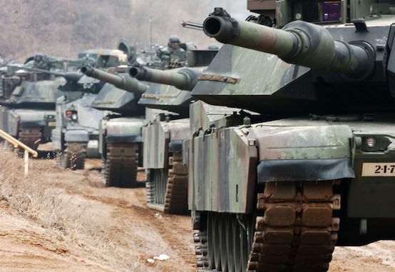Abrams tank training