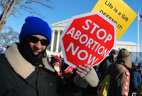 pro-life protest march