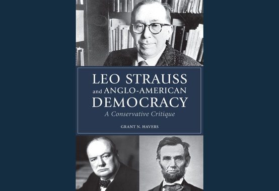 Leo Strauss Anglo Ameircan Democracy TAC blue