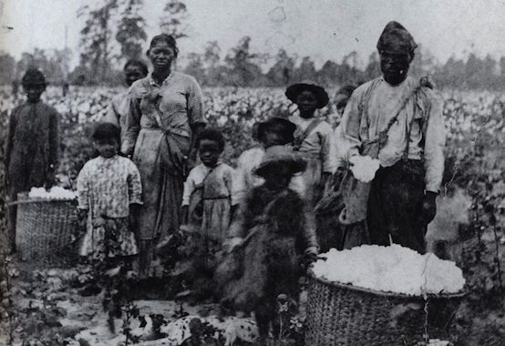 Family of slaves in Georgia 1850