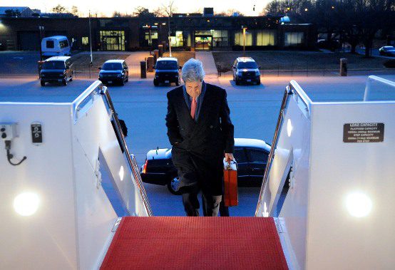 John Kerry walking