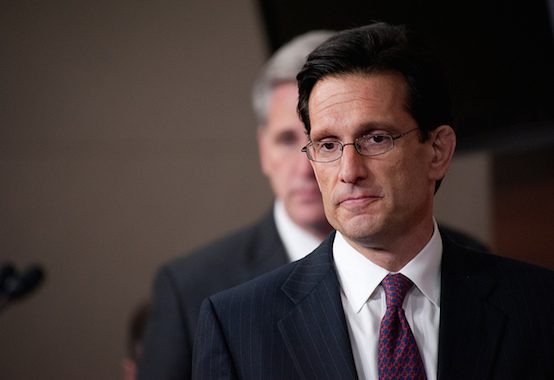 Eric Cantor Rides Tea Party Tiger, Is Devoured