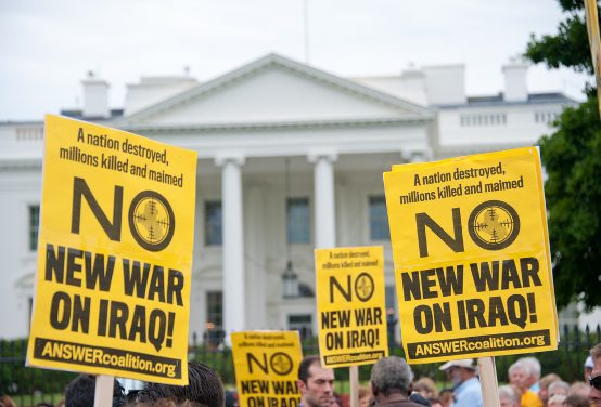 Iraq war protest June 2014