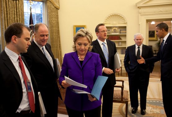 Hillary in the Oval Office
