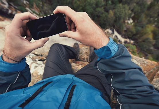 wilderness woods wifi smartphone