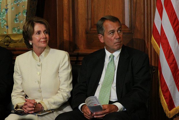 Boehner Pelosi awkward