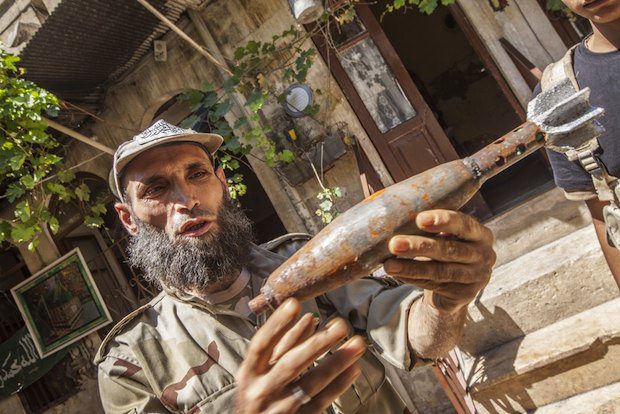 syrian rocket rebel