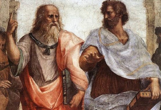 Aristotle&Plato