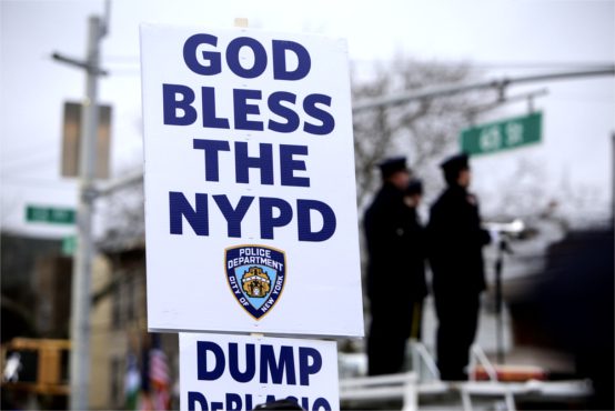 NYPD sign