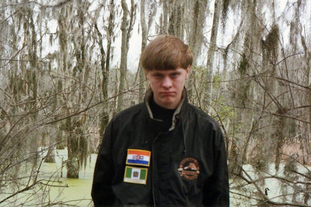 Person thought to be Dylann Roof, the suspected Charleston gunman - 18 Jun 2015