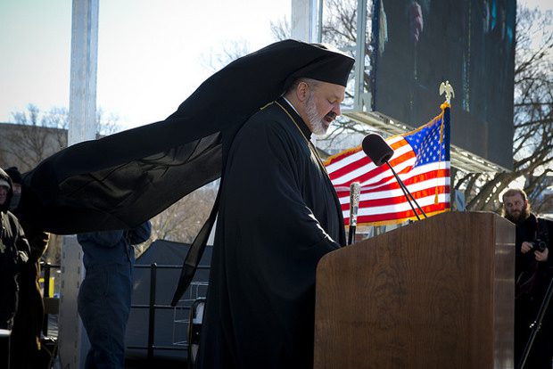 march for life priest flag