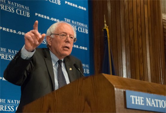 Bernie Sanders press club