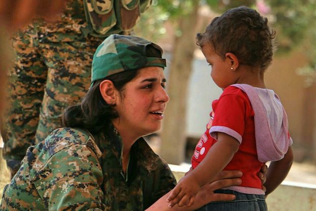 kurdish woman fighter