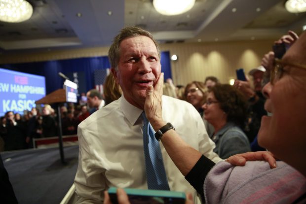 John Kasich New Hampshire election night