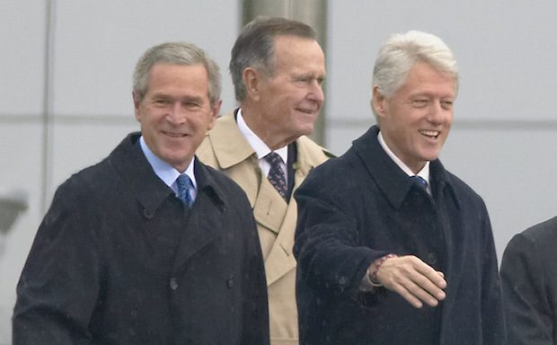 clinton and bushes