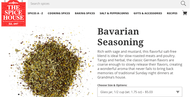 You can buy Penzey family spices, without the self-righteousness