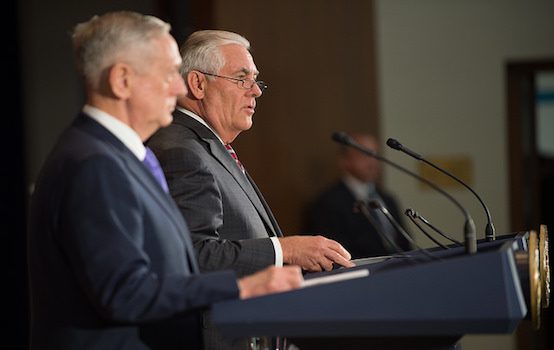 Tillerson and Mattis Cleaning Up Kushner’s Middle East Mess