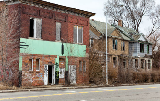 Detroit homes poverty