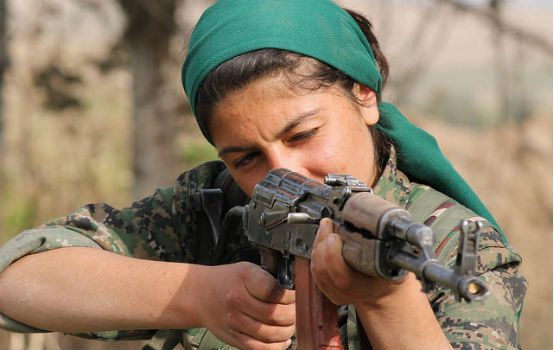 Kurdish fighter