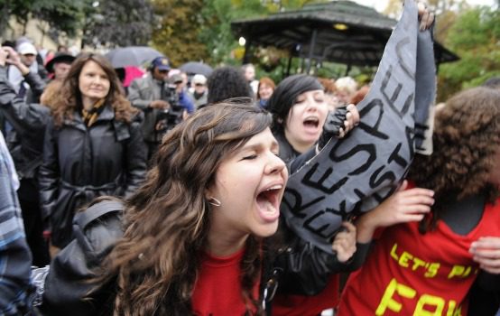 Protesters