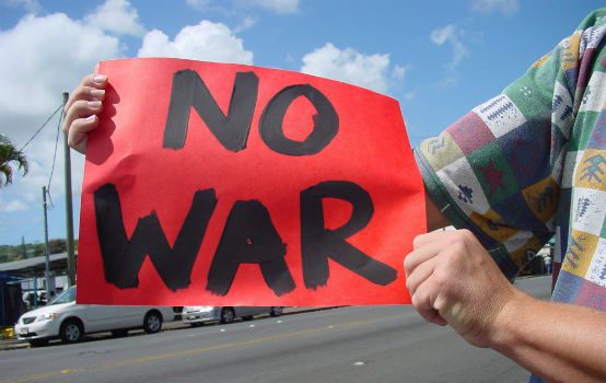 Anti-war sign