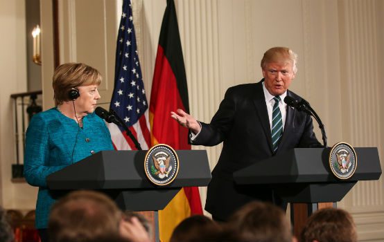 Trump Merkel