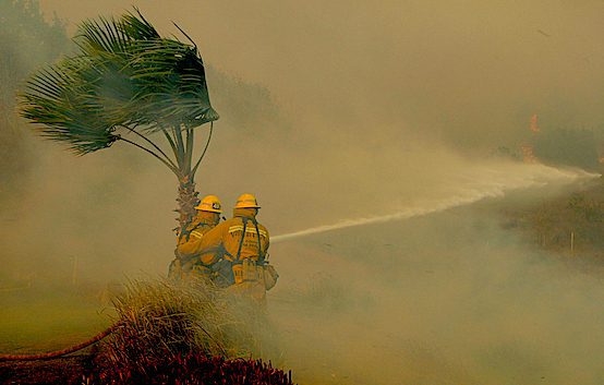 firefighter wind
