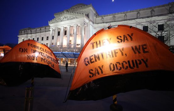 gentrification protest