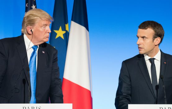 Macron Trash Talks “America First”