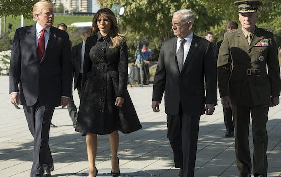 trump melania mattis