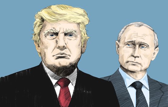 trump putin illustration