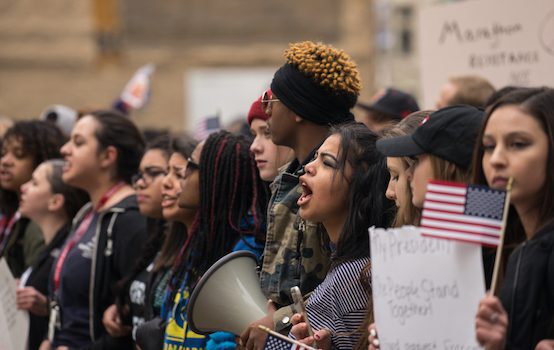 millennials protest