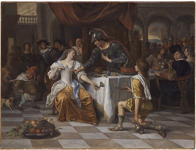 626px-JS-107-Jan_Steen-The_Banquet_of_Anthony_and_Cleopatra