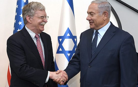 bolton netanyahu