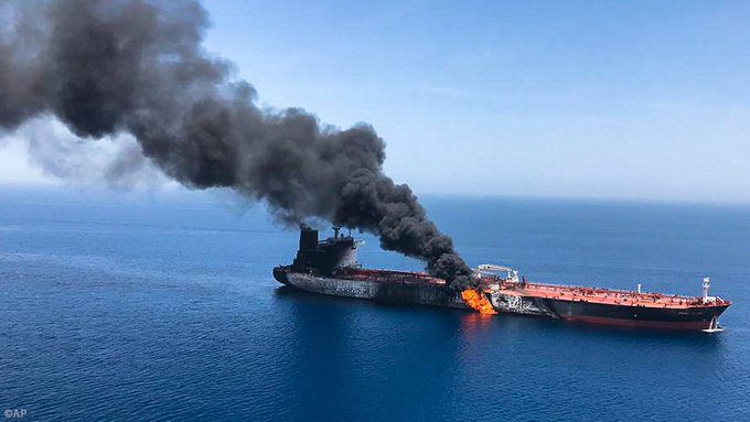 Ships Attacked in Gulf of Oman