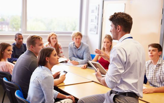 College classroom