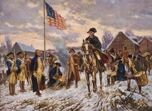 Washington At Valley Forge By E. Percy Moran. C. 1911.