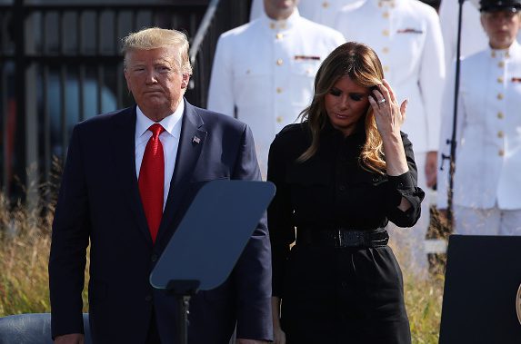 President Trump Attends 9/11 Observance Ceremony At The Pentagon